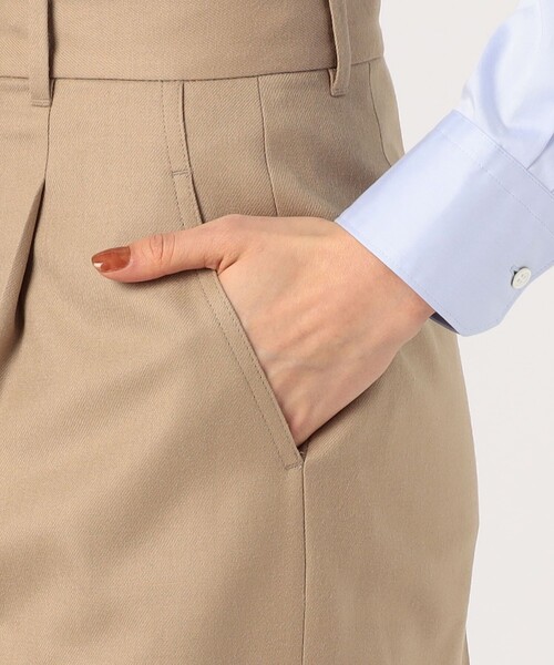 MACPHEE（マカフィー） パンツ ウールサキソニー ハイウエストパンツ