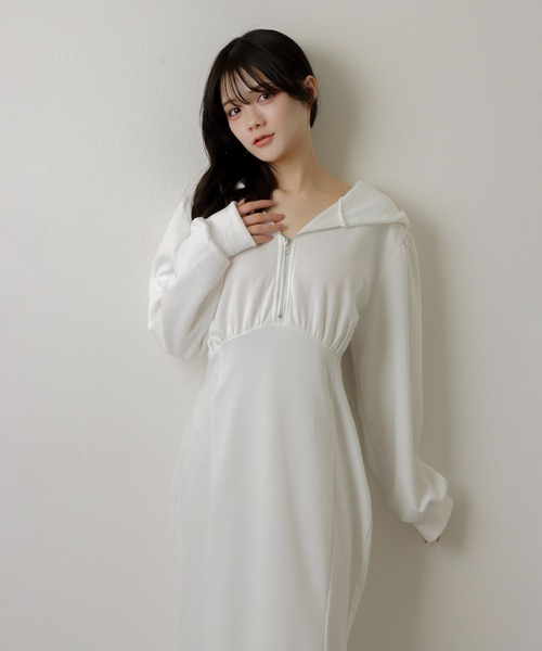 お値下げ♪新品未開封アレミティマーメイドドレス白M AREMITY M DOLLY ワンピース hoodie mermaid dress/フーディーマーメイドドレス