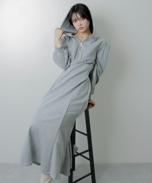 M DOLLY ワンピース hoodie mermaid dress/フーディーマーメイドドレス