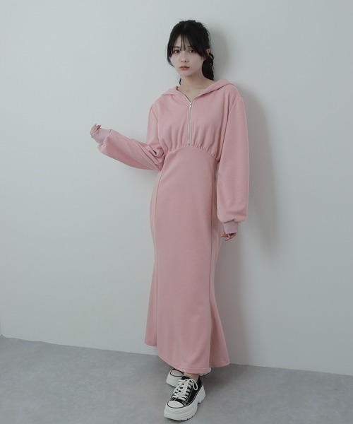 M DOLLY ワンピース hoodie mermaid dress/フーディーマーメイドドレス