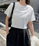 tシャツ 半袖 コットンミニTシャツ レディースの詳細画像2
