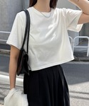 tシャツ 半袖 コットンミニTシャツ レディースの詳細画像1