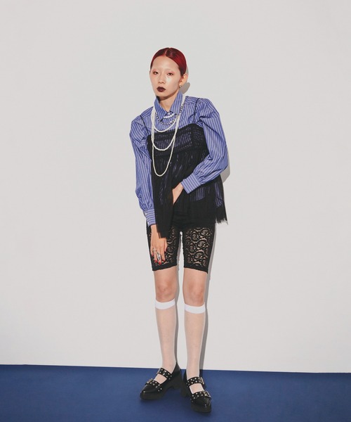 Brand | ZURI zuri リップルブラウス キャミセット