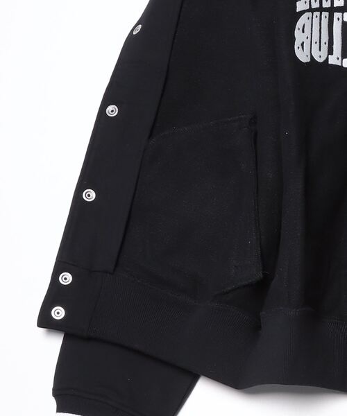 Billionaire Boys Club スタジャン L 黒/白 BILLIONAIRE BOYS CLUB スタジャン x BOUNTY HUNTER MELTON