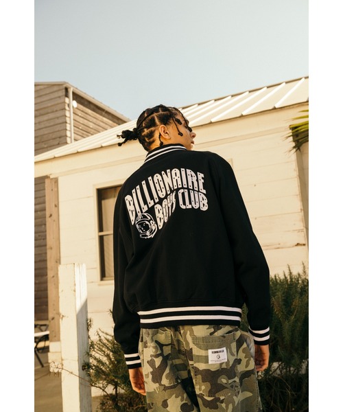 BILLIONAIRE BOYS CLUB スタジャン EMBROIDERED LOGO SWEAT