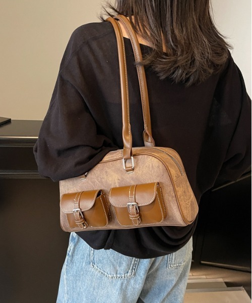 FREE STYLISTS ショルダーバッグ バッグ Y2K レトロマルチポケット