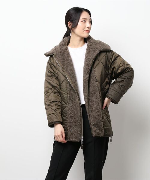 CASA FLINE（カーサフライン） コート FREE カーキ レディース