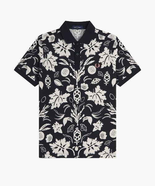 FRED PERRY フレッドペリー フローラル フラワープリント ポロシャツ FRED PERRY ポロシャツ Botanical Print Polo Shirt／ボタニカル