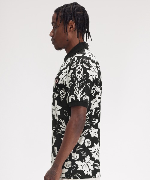FRED PERRY ポロシャツ Botanical Print Polo Shirt／ボタニカル
