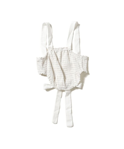 キャミソール ELINA LEBESSI / MINI TIED SMOKED TOP