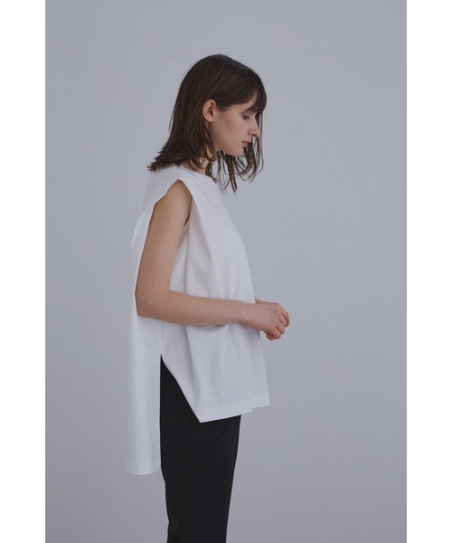 LE PHIL tシャツ シルキースムースノースリーブT レディース