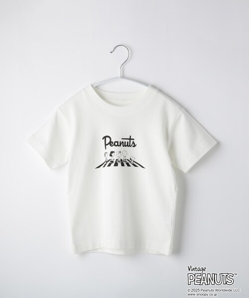 PEANUTS tシャツ 半袖Tシャツ 75周年／「110-150」ママ・パパと