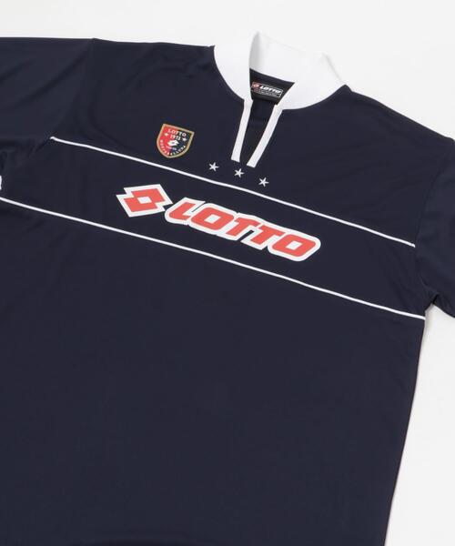 LOTTO tシャツ LOTTO PIPING GAME SHIRTS メンズ : ZOZOTOWN
