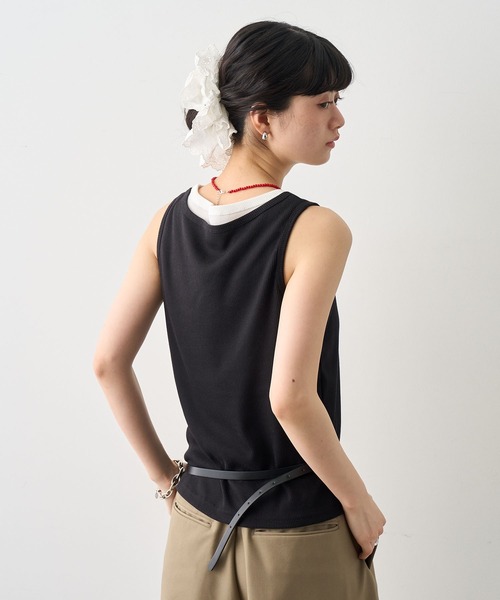 NOGLE タンクトップ ノースリーブ 「NOGLE/ノグル」レイヤード風