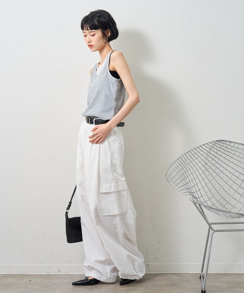 NOGLE タンクトップ ノースリーブ 「NOGLE/ノグル」レイヤード風
