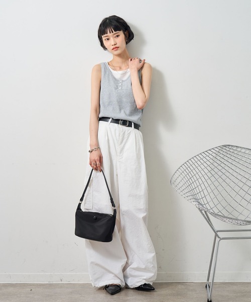 NOGLE タンクトップ ノースリーブ 「NOGLE/ノグル」レイヤード風