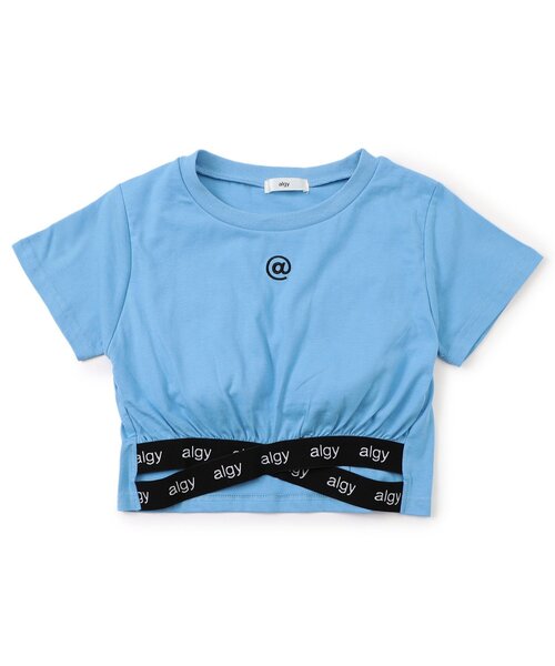 algy（アルジー） tシャツ 裾クロスカップ付き半袖T キッズ 子供服