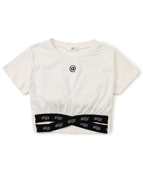 algy（アルジー） tシャツ 裾クロスカップ付き半袖T キッズ 子供服