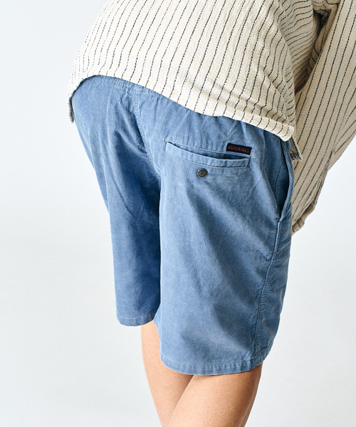 GRINDLODGE グラインドロッジ SUNDAY CORDUROY パンツ青 Gramicci（グラミチ） カーゴパンツ CORDUROY G-SHORT コーデュロイG