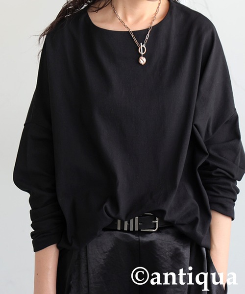 tシャツ シュッと美コクーンバスクトップス レディース | antiqua | 15