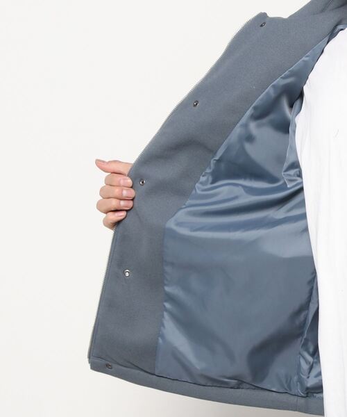 「SITRY」 「HALHAM」ジップアップブルゾン M サックスブルー メンズ_画像4