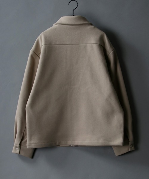 「SITRY」 「HALHAM」ジップアップブルゾン M サックスブルー メンズ_画像9