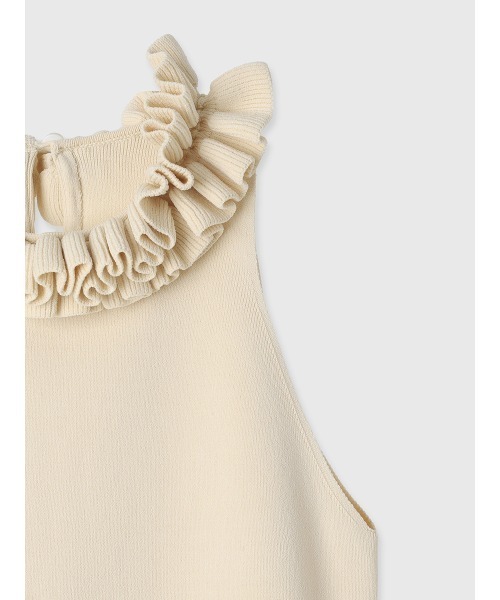 anuans（アニュアンス） ブラウス シャツ ランダムフリルアメスリ