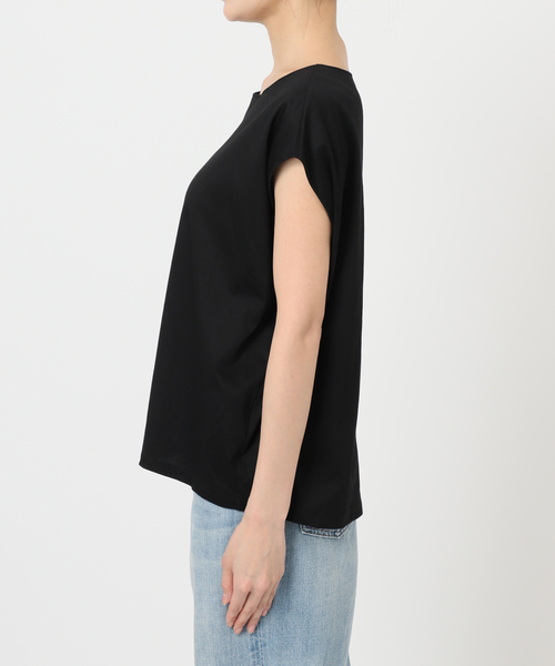 スピックアンドスパン　汗染み防止　コクーンシルエットTシャツ　新品　spick スピックアンドスパン 汗染み防止 コクーンシルエットTシャツ