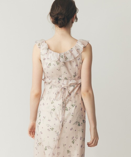 DEICY ワンピース シアーシフォンフラワーワンピース : ZOZOTOWN