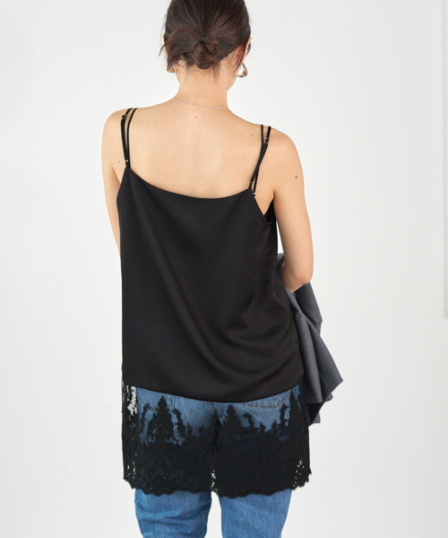 IENA（イエナ） ワンピース Satinレース キャミソールワンピース