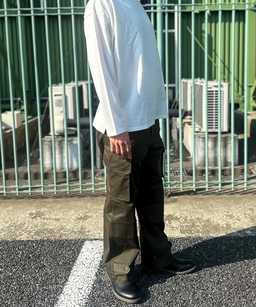 OUTlL カーゴパンツ サイズ23 SETUP7 カーゴパンツ ZOZOトップセラー入りのオーバーカーゴ
