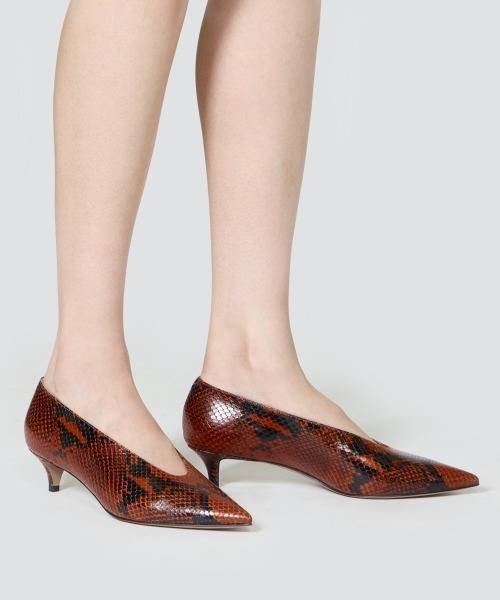 PELLICO（ペリーコ） パンプス ANIMA パンプス 3.5cm PYTHON ORANGE