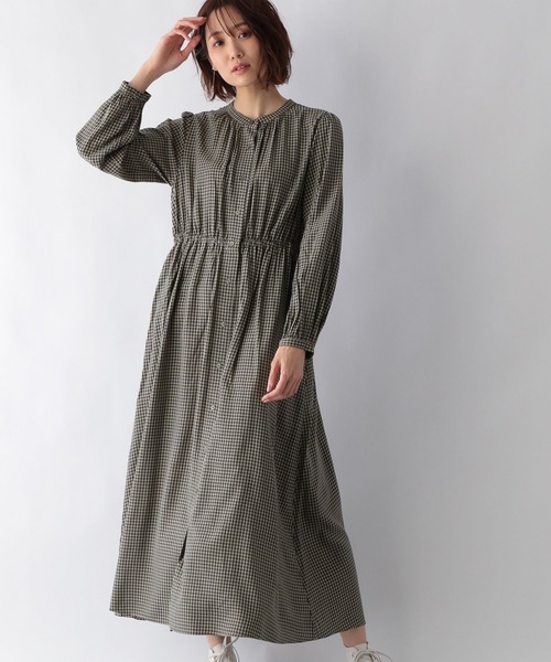 GLOBAL WORK（グローバルワーク） 長袖ワンピース MEDIUM カーキ