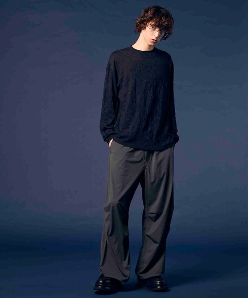 メゾンスペシャル　ハイテンションスノーワイドパンツ　BLACK サイズ0 MAISON SPECIAL（メゾンスペシャル）の「《UNISEX》High Tension