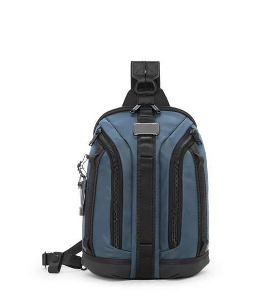 極美品✨TUMI トゥミ ボディーバッグ グレー 2223402CHRO 新品未使用】TUMIボディーバッグ2223402CHRO Higgings Slinger