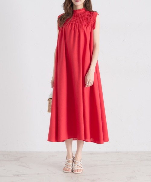 ワンピース ato tocco closet ワンピース 「ZOZO限定」胸元シャーリングAライン