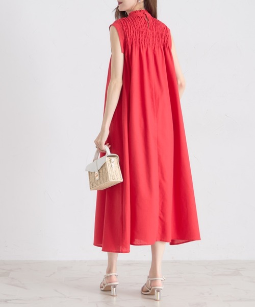 tocco closet ワンピース 「ZOZO限定」胸元シャーリングAライン