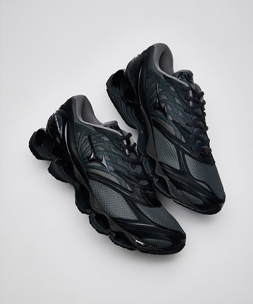 靴 Mizuno WAVE PROPHECY LS 28 Wave Prophecy LS Anodized Sportstyle Sneaker, Black Sand