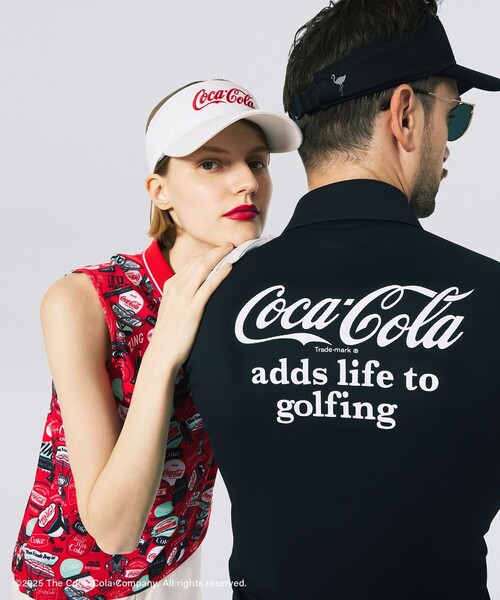 Coca Cola（コカコーラ） サンバイザー バイザー レディース メンズ