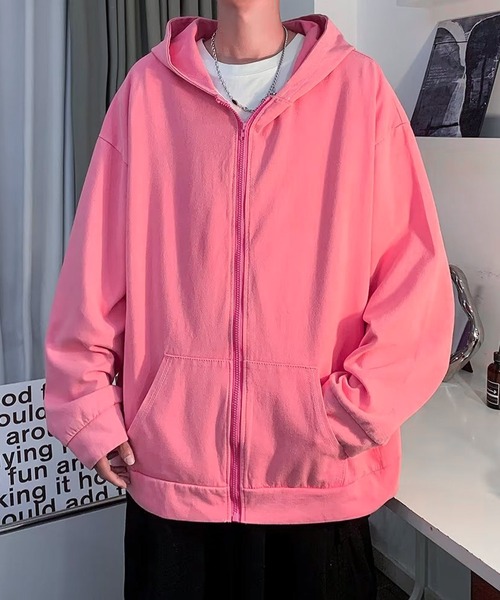 Honolulu pawnshop パーカー　ブルーピンク L Honolulu pawnshop パーカー ブルーピンク L