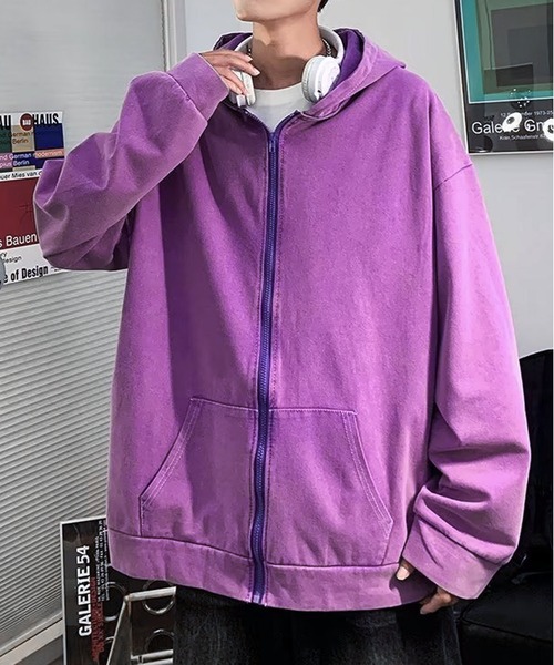 JOHNNY WOLF（ジョニーウルフ） パーカー EULA アシッドウォッシュ