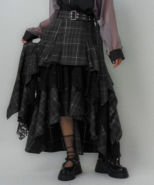 HARE 黒 スカート サイズF HARE スカート サイドジップナロースカート(HARE) : ZOZOTOWN