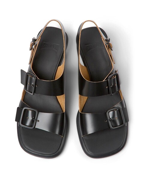 「CAMPER」 ヒールサンダル 23.0cm ブラック レディース_画像4