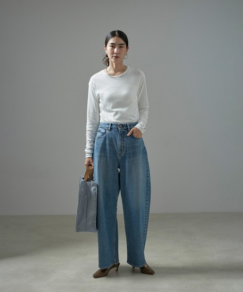 SALON adam et rope'（サロン アダム エ ロペ） tシャツ Smile Cotton