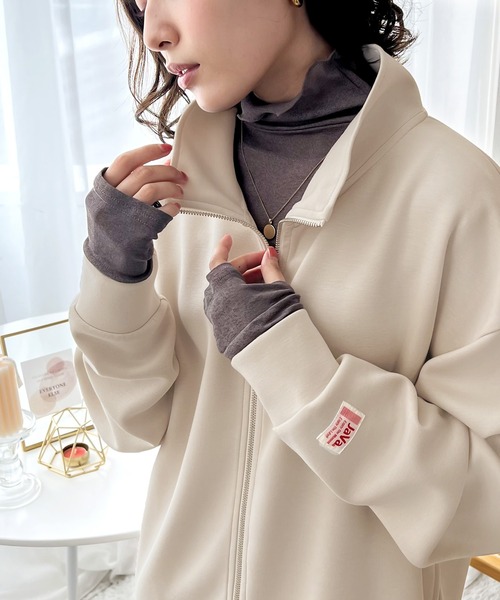 「Java」 ブルゾン LARGE グレイッシュベージュ レディース_画像7