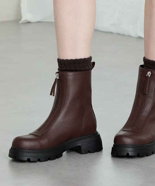 ORiental TRaffic（オリエンタルトラフィック） ブーツ 厚底 フロント