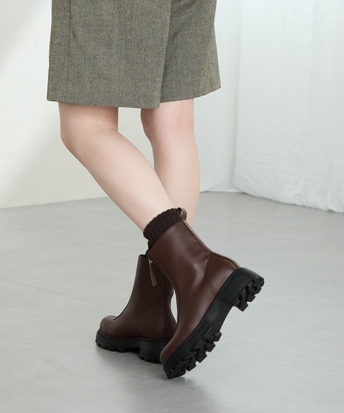 ORiental TRaffic（オリエンタルトラフィック） ブーツ 厚底 フロント