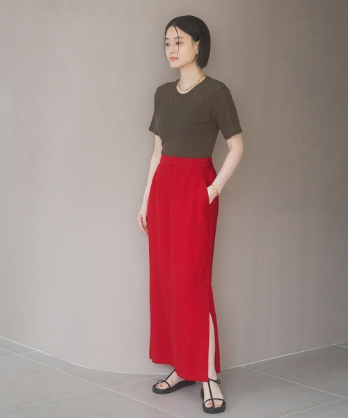 「A part by」 半袖カットソー FREE アイボリー レディース_画像3