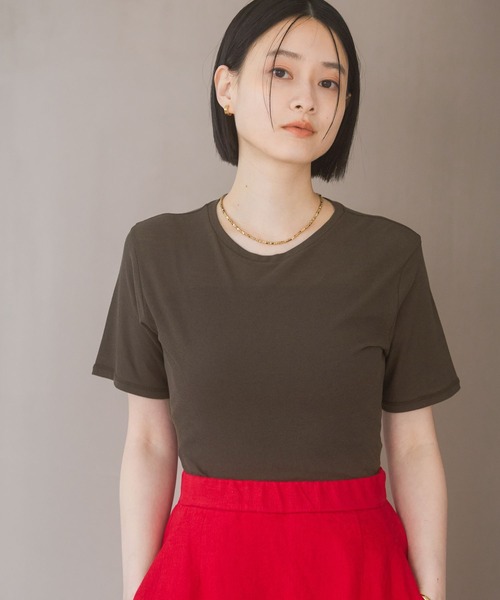 「A part by」 半袖カットソー FREE アイボリー レディース_画像5