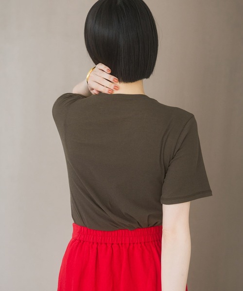 「A part by」 半袖カットソー FREE アイボリー レディース_画像7